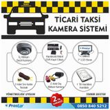 Ticari Taksiler için 1 TB Kayıtlı Kamera Sistemi Seti