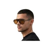 Ticarto Erkek Oval Model Kahverengi Güneş Gözlüğü TCTGT001904G0316