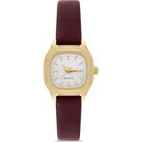 Ticarto Kadın Deri Kol Saati TCTSR002001S0088 - Bordo