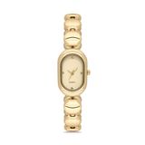 Ticarto Kadın Oval Vintage model gold renkli çelik Kol Saati TCTSN001601S0470