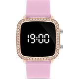 Ticarto Kadın Silikon Kol Saati TCTSR003503S0161 - Pembe - Altın