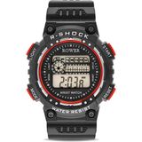 Ticarto Rwr Collection Genç-Çocuk Dijital Kırmızı Silikon Kol Saati TCTSR004704S0290