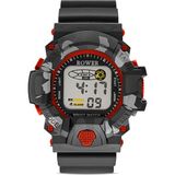 Ticarto Rwr Collection Genç-Çocuk Dijital Kırmızı Silikon Kol Saati TCTSR004802S0293
