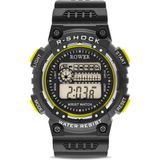 Ticarto Rwr Collection Genç-Çocuk Dijital Sarı Silikon Kol Saati TCTSR004702S0288
