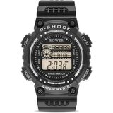 Ticarto Rwr Collection Genç-Çocuk Dijital Siyah Silikon Kol Saati TCTSR004705S0291