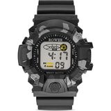 Ticarto Rwr Collection Genç-Çocuk Dijital Siyah Silikon Kol Saati TCTSR004805S0296