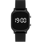 Ticarto Unisex Silikon Kol Saati TCTSR003201S0144 - Siyah - Füme