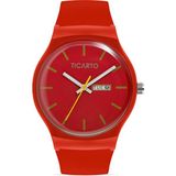 Ticarto Unisex Slikon Kırmızı Kol Saati TCTSR004402S0198