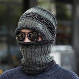 Ticimark Kışlık Erkek Trend Örgü Şapka ve Boyunluk Seti Gri