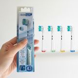 Ticimark Klasik Yumuşak Oral-B Ile Uyumlu Diş Fırçası Başlığı - 4 Adet Yedek Başlık - Renkli