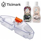 Ticimark Roborock S7, T7S, T7S Plus ile Uyumlu Robot Süpürge Su Tankı + 2 Adet 500ML Deterjan