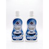 Ticimark Robot Süpürge Deterjanı, Konsantre, Üstün Beyaz Sabun Kokusu, 2x500ml, 100 Kullanım, Ahşap Laminant Parke Fayans İçin