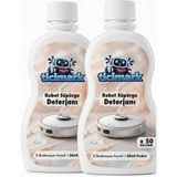 Ticimark Robot Süpürge Deterjanı Pudra 2X500ML - Roborock, Xiaomi, Mop Pro ile Uyumlu - Pudra Kokulu 2 Li Paket