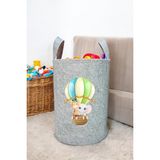 Ticimark Unisex Balon Fil Bebek Çocuk Odası Düzenleyici Saklama Kutusu Oyuncak Kirli Sepeti 50X40 cm