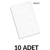 Ticon 10 Adet A4 Simli Yapışkanlı Eva 20X30CM Beyaz
