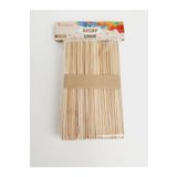 Ticon Ahşap Çubuk Büyük Boy 50'li Paket Naturel Dil Çubuğu Abeslang 15*2 cm