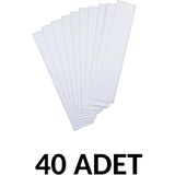 Ticon Beyaz Renk Krapon Kağıdı 40 Adet 50 x 200 cm