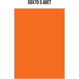 Ticon Fon Kartonu 120gr 50x70 cm 5 Adet Turuncu