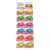 Ticon Ft-Chine Güvenli Mini Maket Bıçağı Renkli NO:670 Karışık - 3 Adet - Karışık Renk