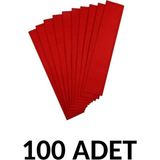 Ticon Kırmızı Renk Krapon Kağıdı 100 Adet 50 x 200 cm