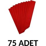 Ticon Kırmızı Renk Krapon Kağıdı 75 Adet 50 x 200 cm