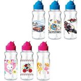 Ticon Popsy 500 ml Şeffaf Desenli Matara