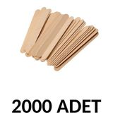 Ticon Puti 2000 Adet Ahşap Büyük Geniş Dil Çubuğu Abeslang Ağda Çubuğu