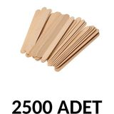 Ticon Puti 2500 Adet Ahşap Büyük Geniş Dil Çubuğu Abeslang Ağda Çubuğu