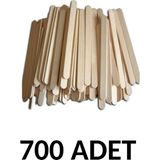 Ticon Puti 700 Adet Ahşap Büyük Dar Dil Çubuğu Abeslang Çubuğu Dar