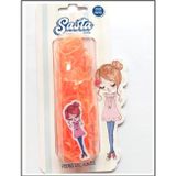 Ticon Sasta Lastik Saç Tokası Turuncu Sticker Hediyeli 3 adet