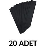 Ticon Siyah Renk Krapon Kağıdı 20 Adet 50 x 200 cm