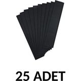 Ticon Siyah Renk Krapon Kağıdı 25 Adet 50 x 200 cm