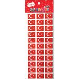 Ticon Sticker Puffy 236165 Bayrak 3D-24