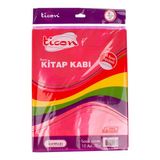 Ticon Yapışkanlı Hazır Kitap Kabı Kırmızı 10'lu 193529 4762
