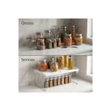Tidy Home 4 Adet Dolap içi Raf Düzenleyici organizer Çay Bardak Fincan Mutfak metal ayaklı raf