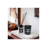 Tiem Concept 2021145 Çubuklu Oda Kokusu 100 Ml Ve Siyah Bardak Mum Seti