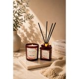 Tiem Concept Amber Kokulu Oda Kokusu Seti - Çubuklu Oda Kokusu 100 ml ve Kokulu Bardak Mum 150g