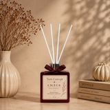 Tiem Concept Çubuklu Oda Kokusu 100 ml - Dekoratif Cam Şişe Oda Parfümü - Amber
