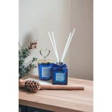 Tiem Concept Kalp Gümüş Başlıklı Okyanus Kokulu Lacivert Bardak Mum ve Oda Kokusu Seti 100 ml 2021173