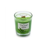 Tiem Concept Kokulu Mum - 150 gr Ahşap Fitilli Kokulu Mum |%100 Doğal Soya Mumu | Özel Hediye Kutulu | Parafinsiz Saf Soya Wax (Yeşil Çay)