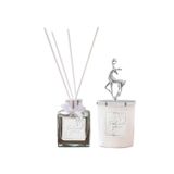 Tiem Concept Vanilya Kokulu Geyik Tasarımlı Dekoratif Oda Kokusu Seti - 150g Kokulu Mum & 100ml Çubuklu Oda Kokusu (Set-1, Vanilya)