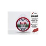 TIEN 3.3mm x 40mt Üçgen Profil Tırpan Misinası - Ekstra Keskin Kırmızı Profesyonel Ot Biçme İpi