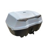 Tien 52 Litre Motosiklet Arka Çantası Otomatik Kilit Sırt Dayamalı Gri
