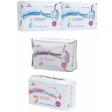 Tien Airiz 8Li Gece 2 Paket + 10Lu Gündüz 1 Paket + 30Lu Günlük 1 Paket Hijyenik Kadın Pedi Seti (4 Paket 56 Adet)