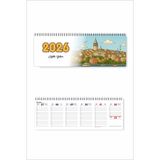 Tieni 2026 Spiralli Haftalık Masa Takvimi | Ebatı 105x300mm | Renkli Kapak ve Renkli İç Baskı | Kd1101