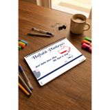 Tieni Notepad Haftalık Planlayıcı, Weekly Planner, 14x20cm, A5 50 Yaprak Kd713