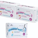 Tiens Airiz 30Lu Günlük 2 Paket + 8Li Gece 1 Paket Hijyenik Kadın Pedi Seti (3 Paket 68 Adet)