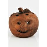 Tiesa Home %100 El Yapımı 2'li Toprak Dekoratif Mumluk /bal Kabağı