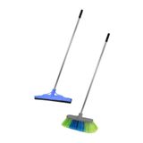 Tiesa Home 2li Metal Saplı 40CM Çekpas Paspas Oto Yer Fırçası Süpürge Takımı
