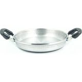 Tiesa Home Alüminyum Bakalit Çift Kulplu Yumurta Omlet Kızartma Tavası Sahanı 25CM - Gri